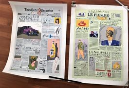 2 Lithos M. Meister 1993 Le Figaro / Frankfurter Allgemeine