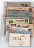 Schweiz, 10 Belege, 1857, 1872, 1869, 1914, 1900