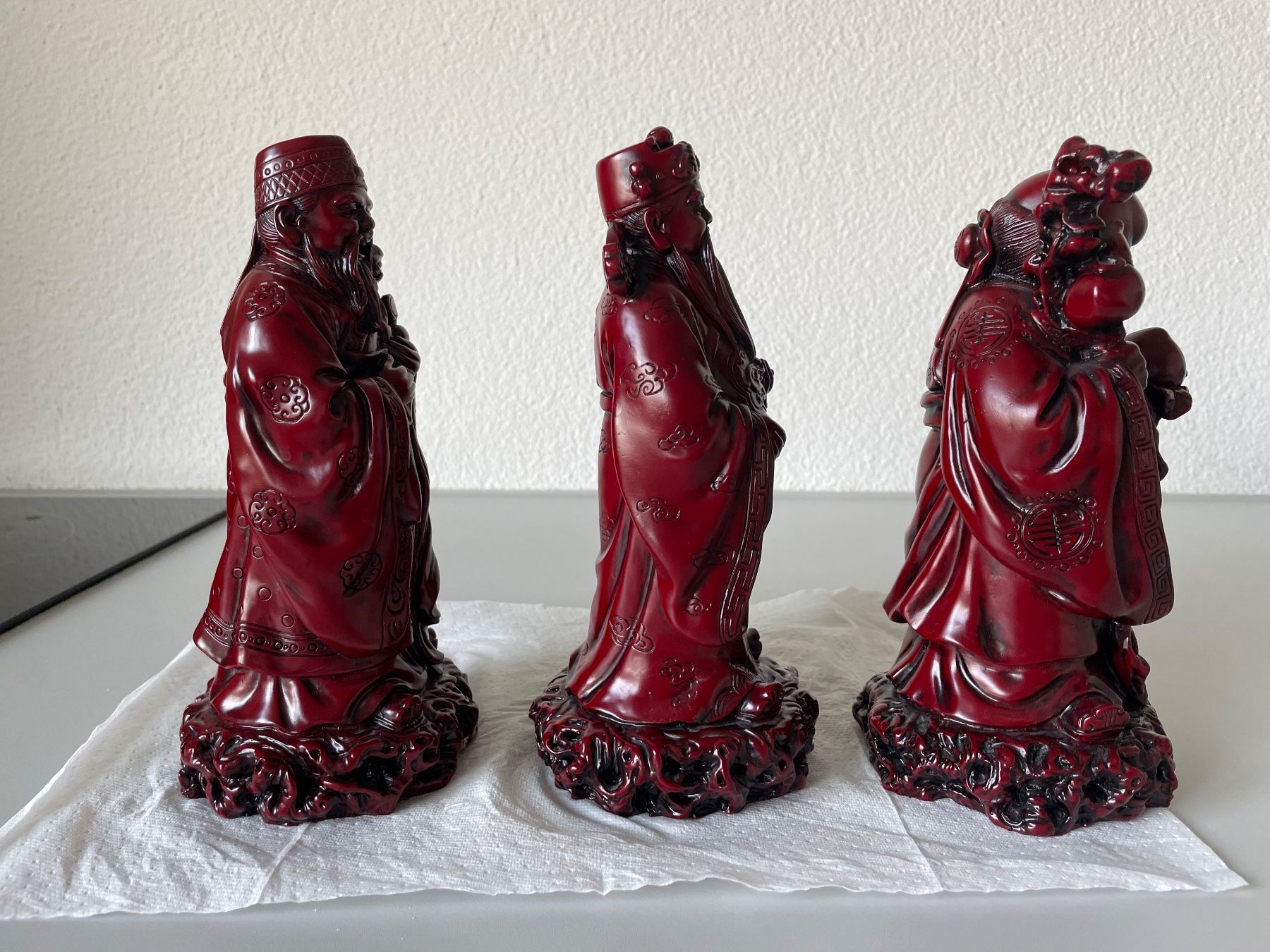 Statuette: Statuen, 3 Stück, chinesisch – Usato da Hochdorf venduto da FlordeCebo 4