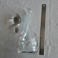 Elegante Kristall-Karaffe, für Wein und Likör