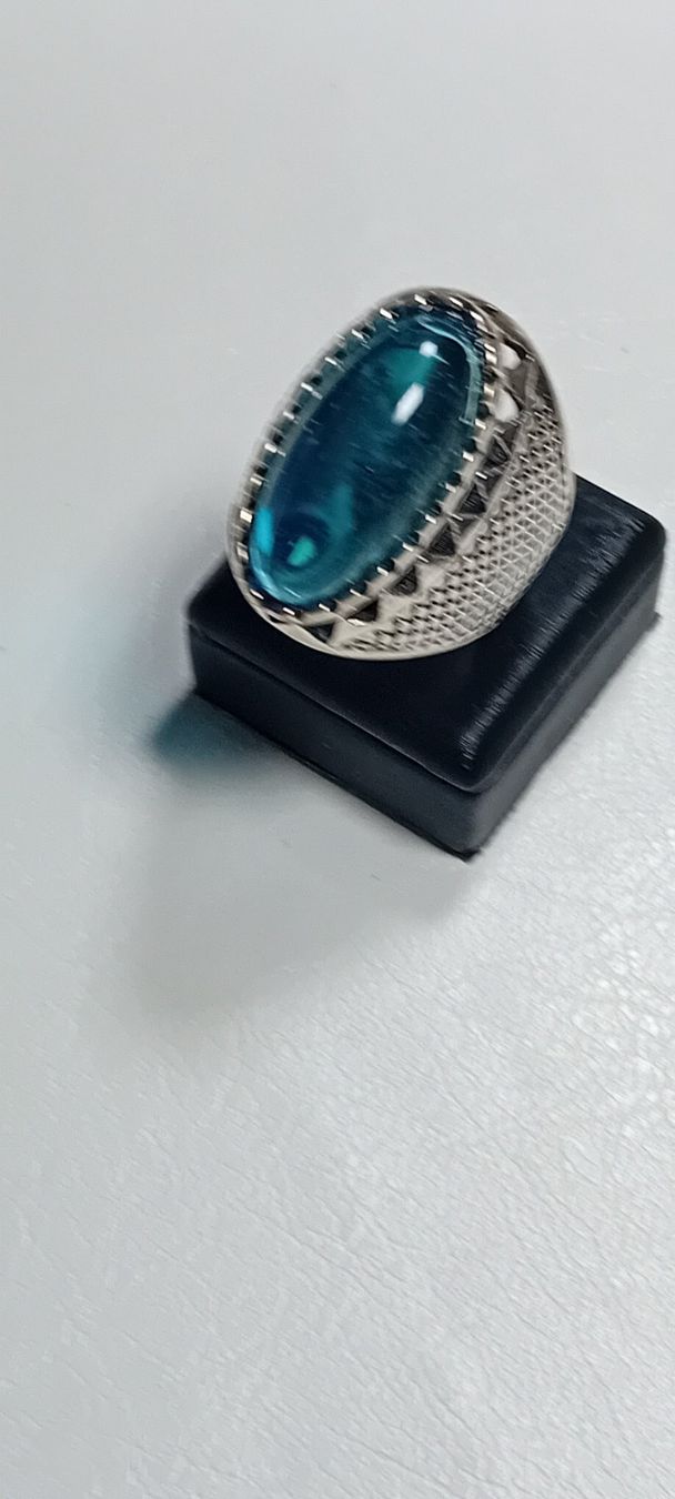 Ringe: herren ring,,mit blau kristall – Neu (gemäss Beschreibung) aus Basel von bij_5hqd 2