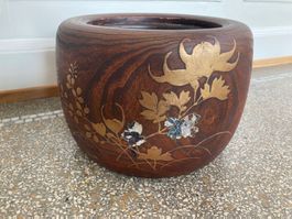 WUNDERSCHÖNES HIBACHI, JAPAN ANTIK, 28 x 21 cm, RARITÄT!