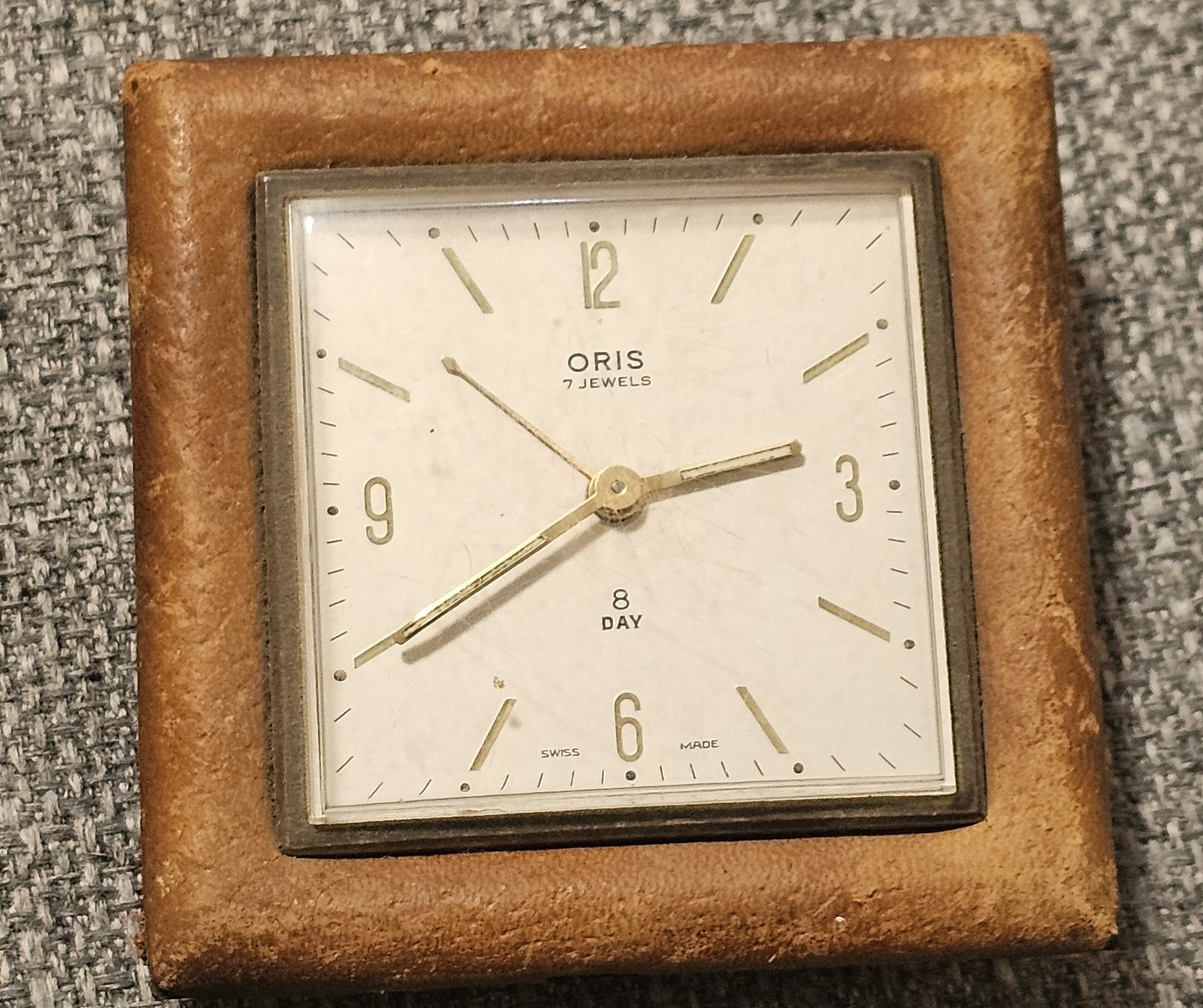 Oris Orologi: Oris 7 jewels 8 jours cuir usagé – Usato da Genève venduto da Fresko01