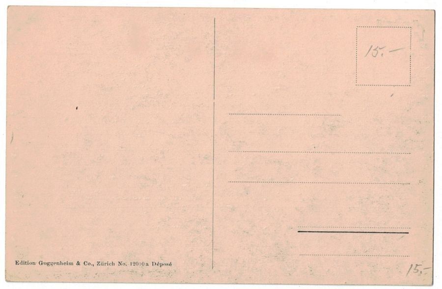Ansichtskarten: Appenzell, um 1925 (Guggenheim) – Gebraucht aus Frauenfeld von POML 1