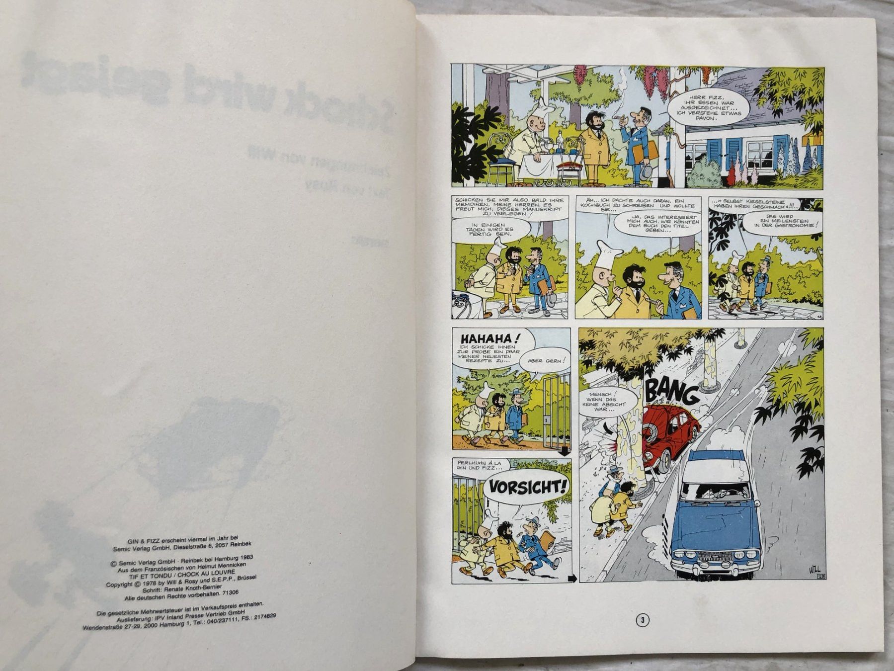 Fumetti: GIN & FIZZ - Band 6 - Schock wird gejagt – Usato da Schaffhausen venduto da durruti 2