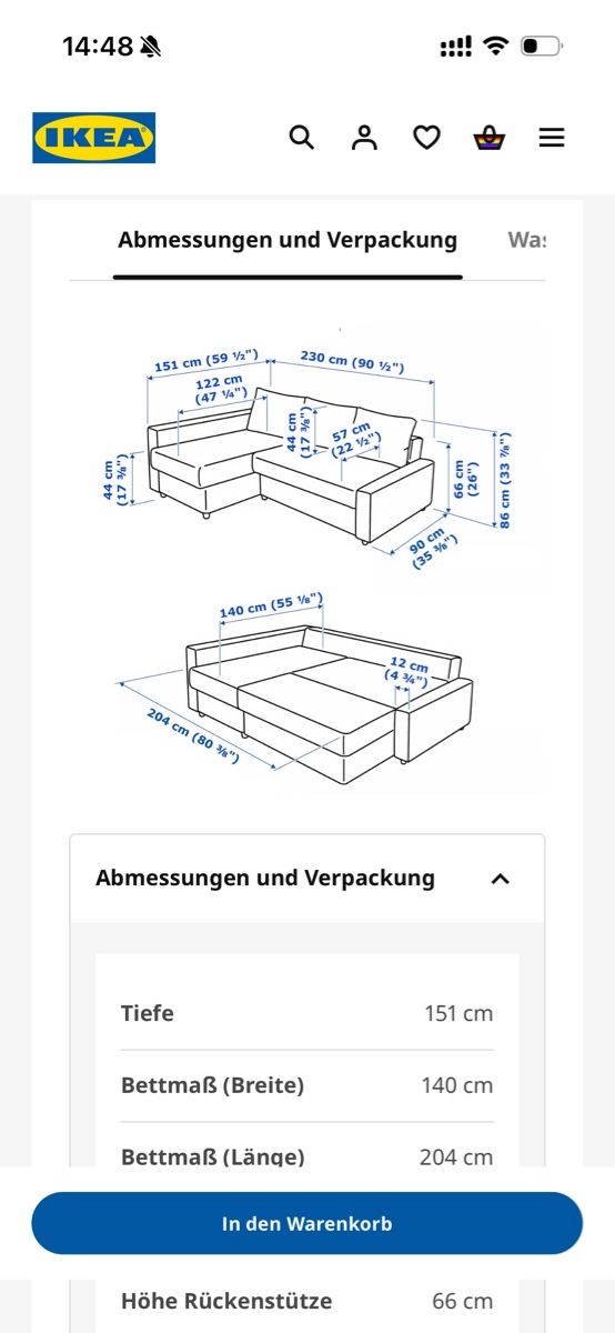 Sofas: Ecksofa beige Ikea – Gebraucht aus Zürich von den_my2y 1