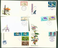Thailand 13 FDC aus etwa 1960 (AX577)