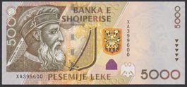Albanien 5000 Leke 2013