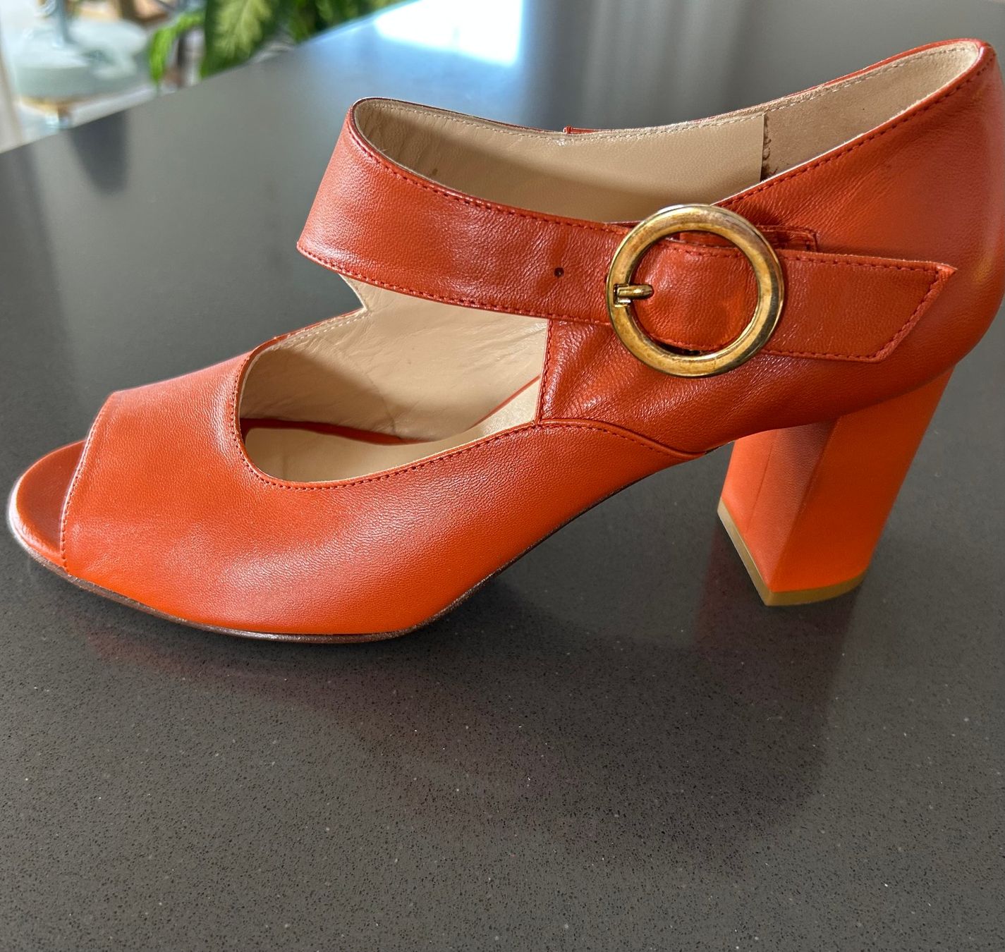 Chaussures femmes: Peeptoes orange – Neuf (Voir description) à Rombach par joergus 1