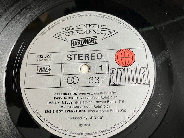 Dischi in vinile: Krokus – Usato da Aarwangen venduto da Jukebox3 7