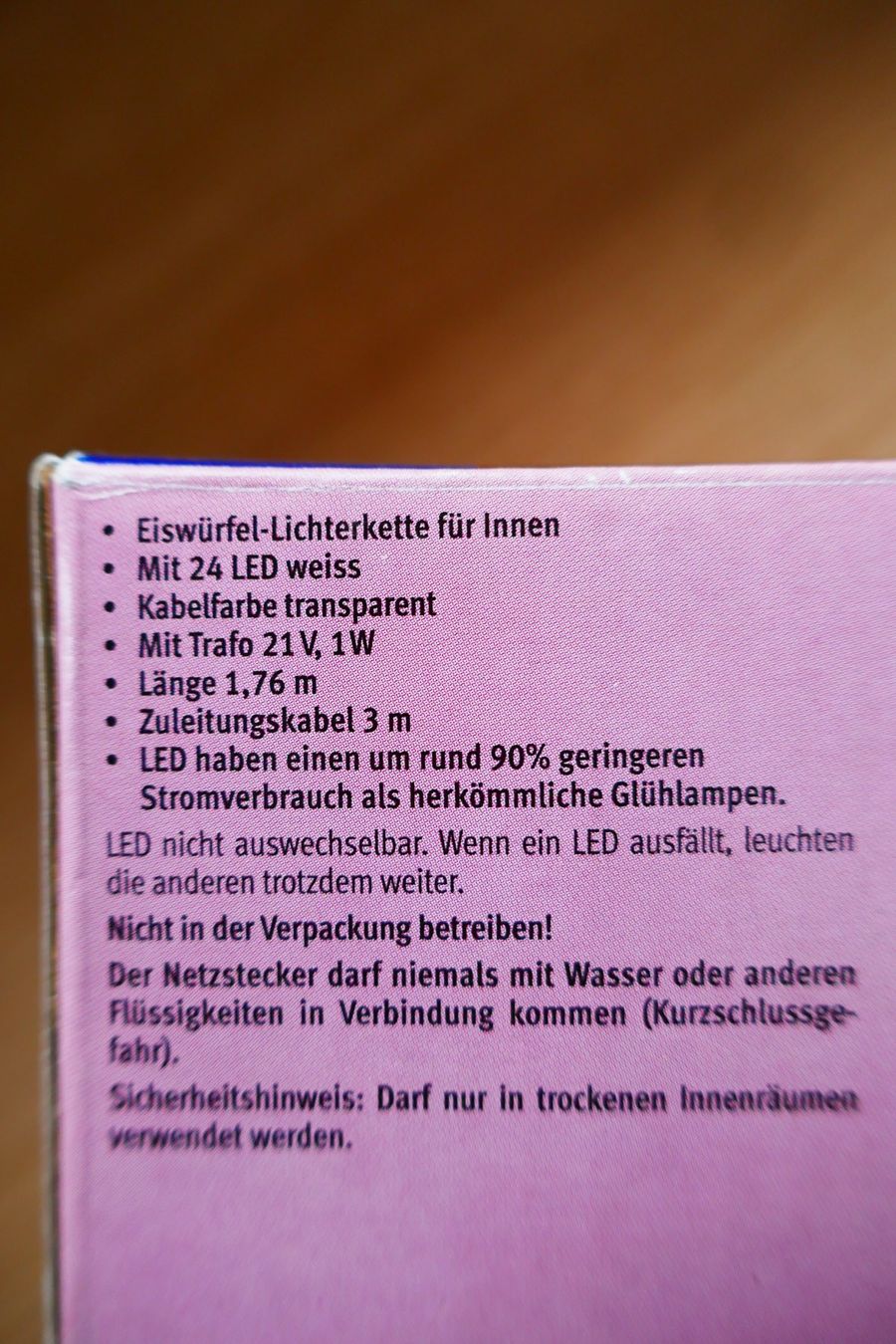 Migros Ghirlande e barre luminose: Lichterkette Eiswürfel LED – Nuovo (secondo la descrizione) da Tegerfelden venduto da X-Truck 2
