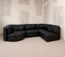 Modulares Postmodernes Vintage Leder Sofa von Ligne Roset