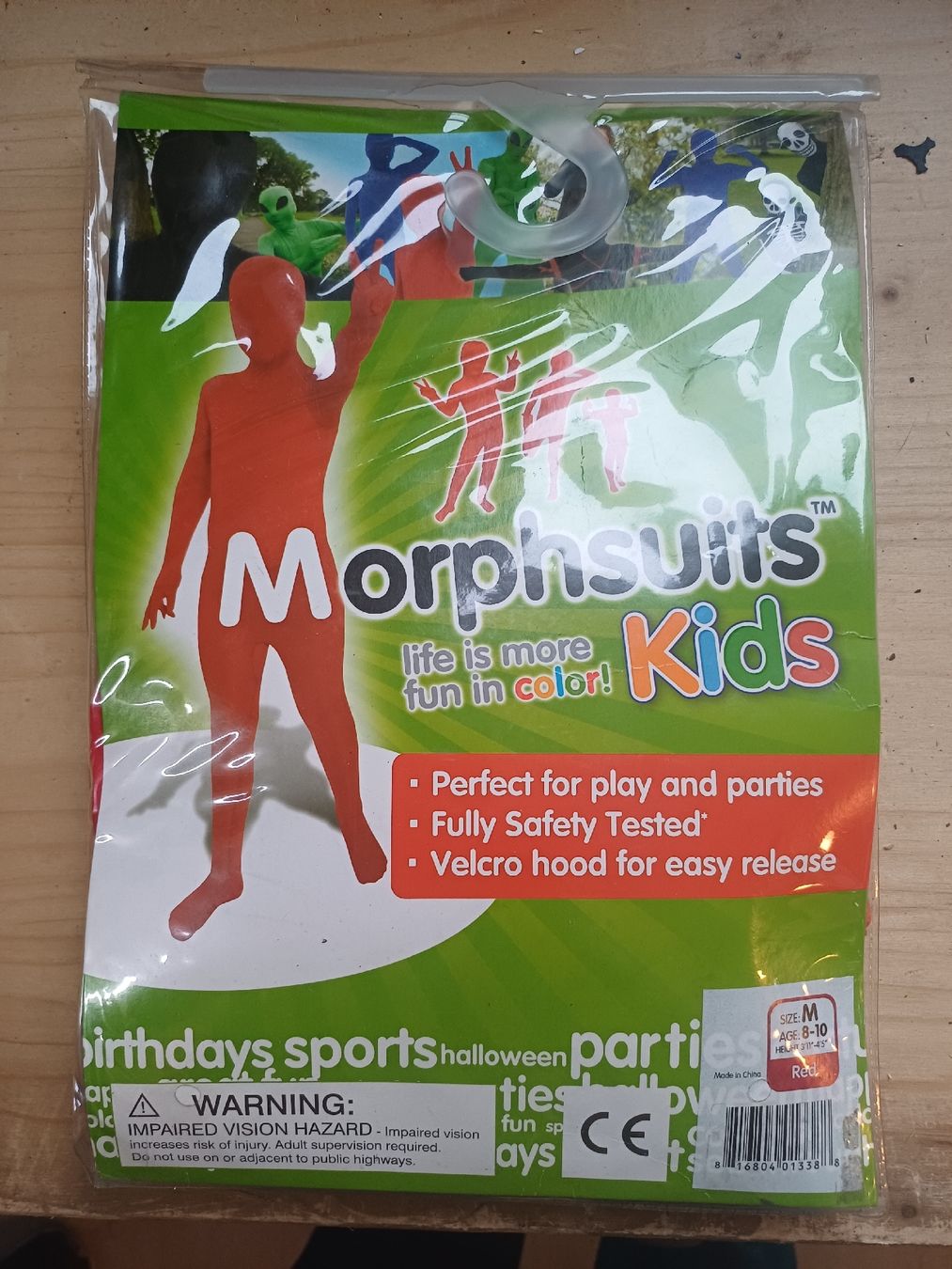 Costumi: Morphsuits kids rot – Nuovo e nell'imballaggio originale da Gipf-Oberfrick venduto da LuuserSieche2004
