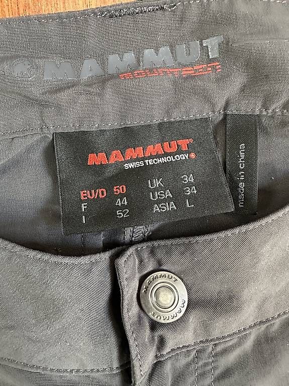 Mammut Hosen: Wander-, Trekkinghose Mammut Gr. 50 – Gebraucht aus Wynau von emi_23 2