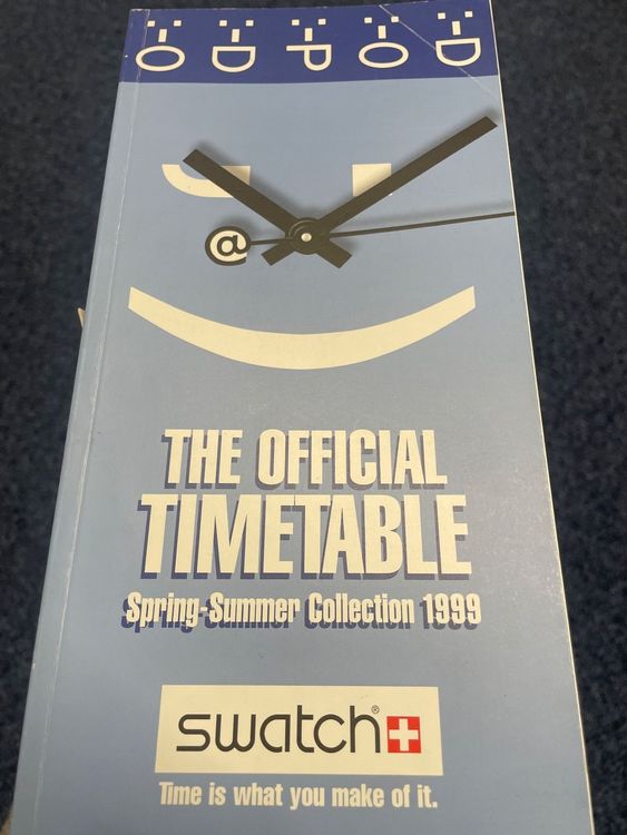 Swatch Spring - Summer Collection 1999 Broschüre | Kaufen auf Ricardo