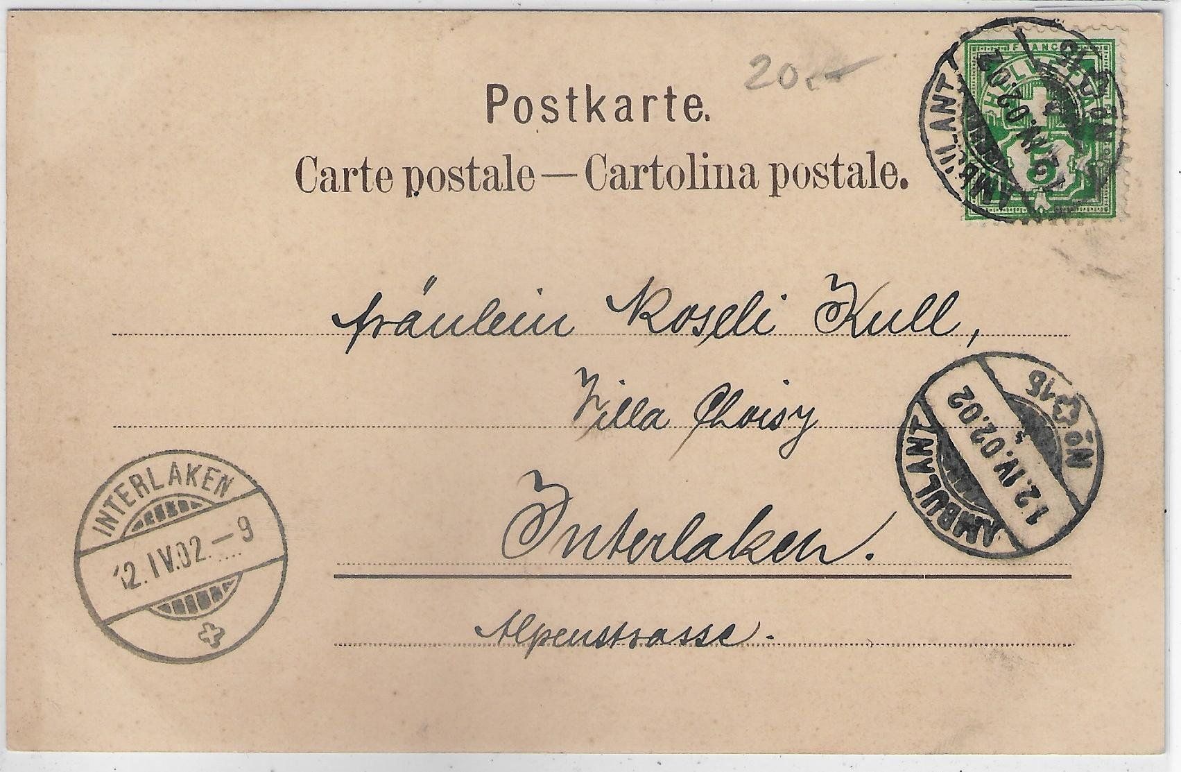 Cartoline postali: Gruss aus Bern - Die Bundespaläste – Usato da Ettingen venduto da Kartenplanet 1