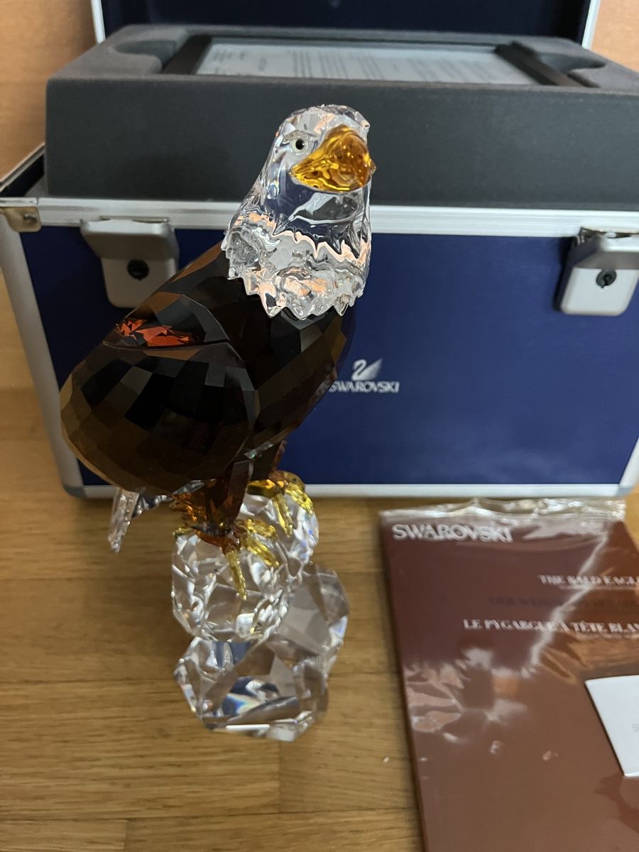 Swarovski Statuette: Bald Eagle Swarovski Figur Limited Edition 2011 – Nuovo e nell'imballaggio originale da Allenwinden venduto da Lb3 2