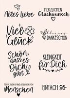 Silikonstempel Für einen ganz besonderen Menschen