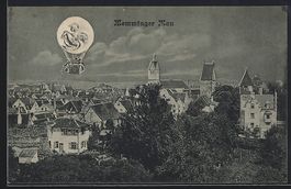 Memmingen, Memminger Mau, Ballon mit Mon