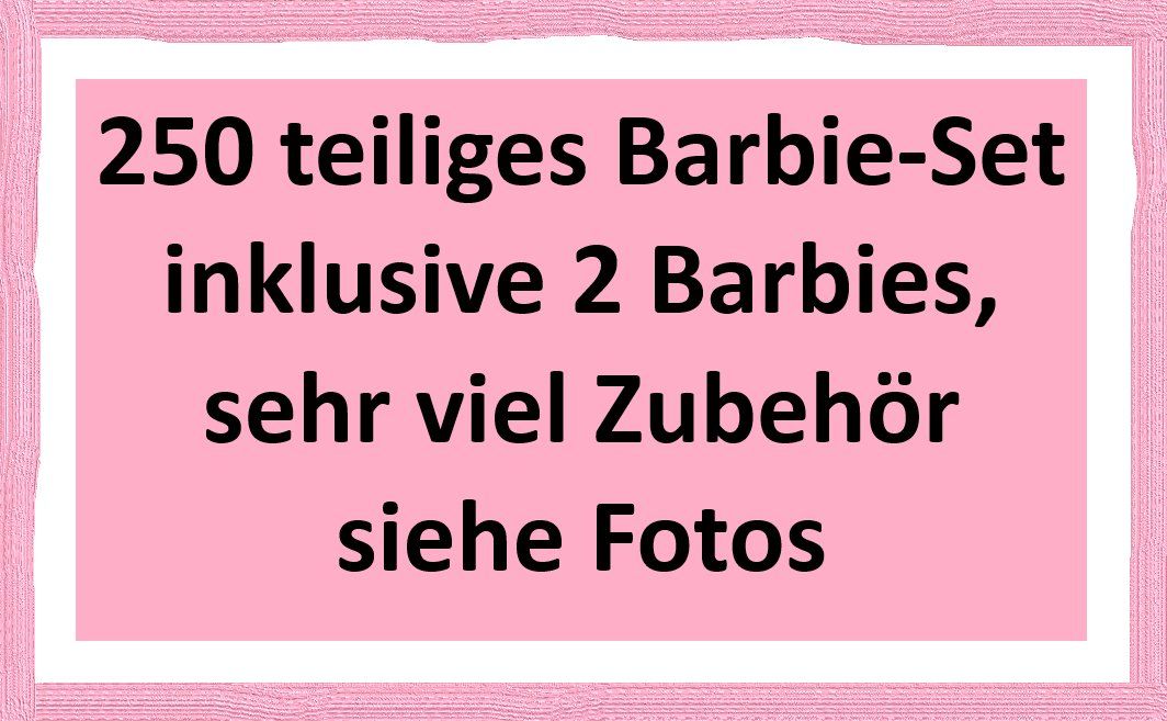 Bambole: 250-teiliges Barbie-Set – Usato da Dietlikon venduto da kasino3 4