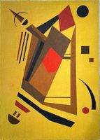 Komposition in braun (Acryl auf LW) Nr. 444