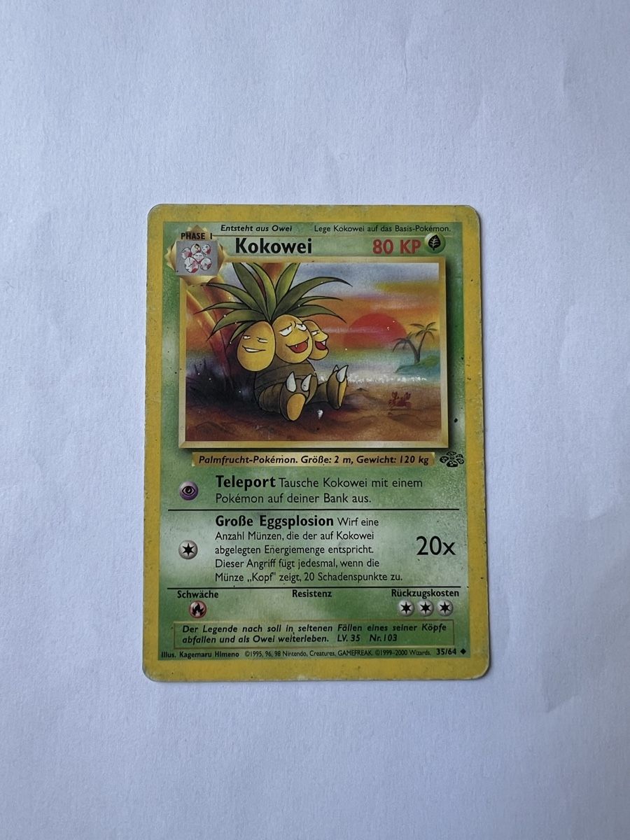 Pokémon Carte collezionabili: Pokemonkarte Kokowei Jungle – Usato da Willisau venduto da Neiro77