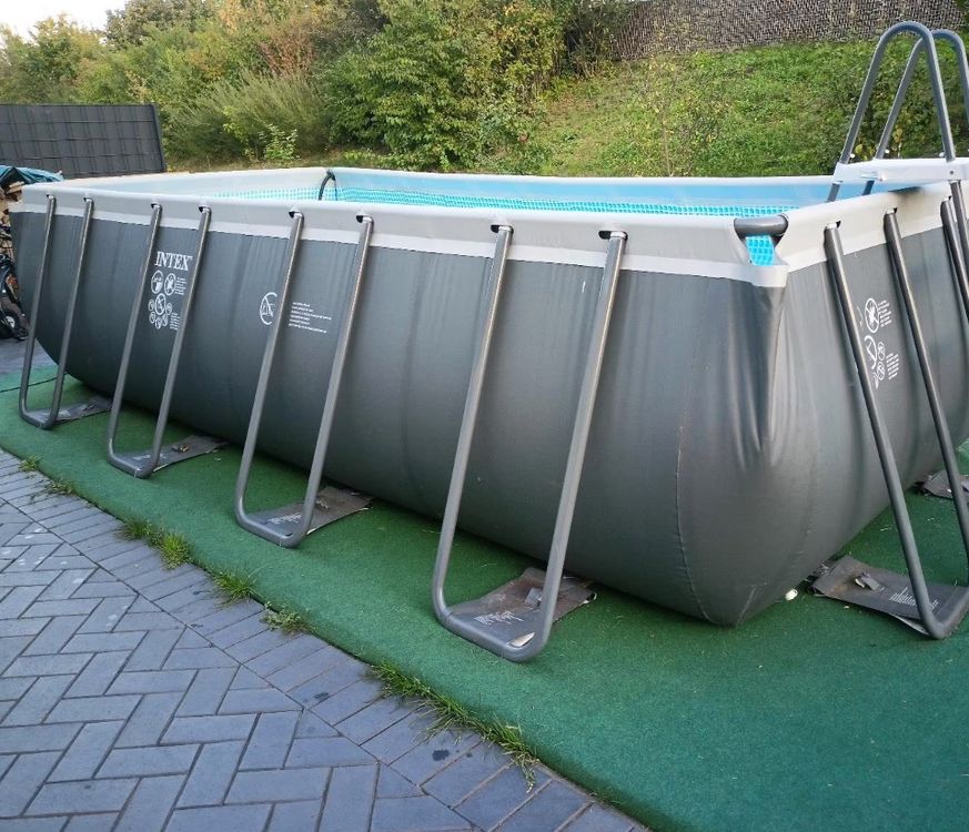 Intex Schwimmbad: Intex Frame Pool, Rechteckig, inkl. Pumpe & Zubehör! – Gebraucht aus Grabs von Windancer 3