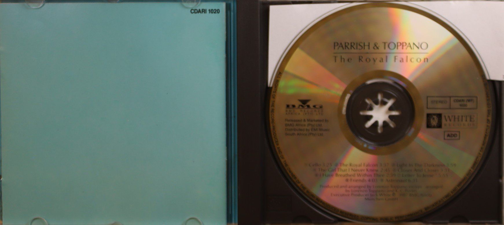 CD: Parrish & Toppano – The Royal Falcon – Usato da Luzern venduto da CONTENTI 1