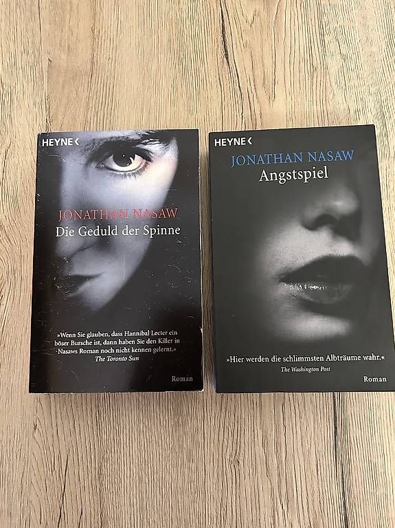 Bücher: Jonathan Nasaw - Die Geduld der Spinne & Angstspiel – Gebraucht aus Salouf von 4pa_kfr7