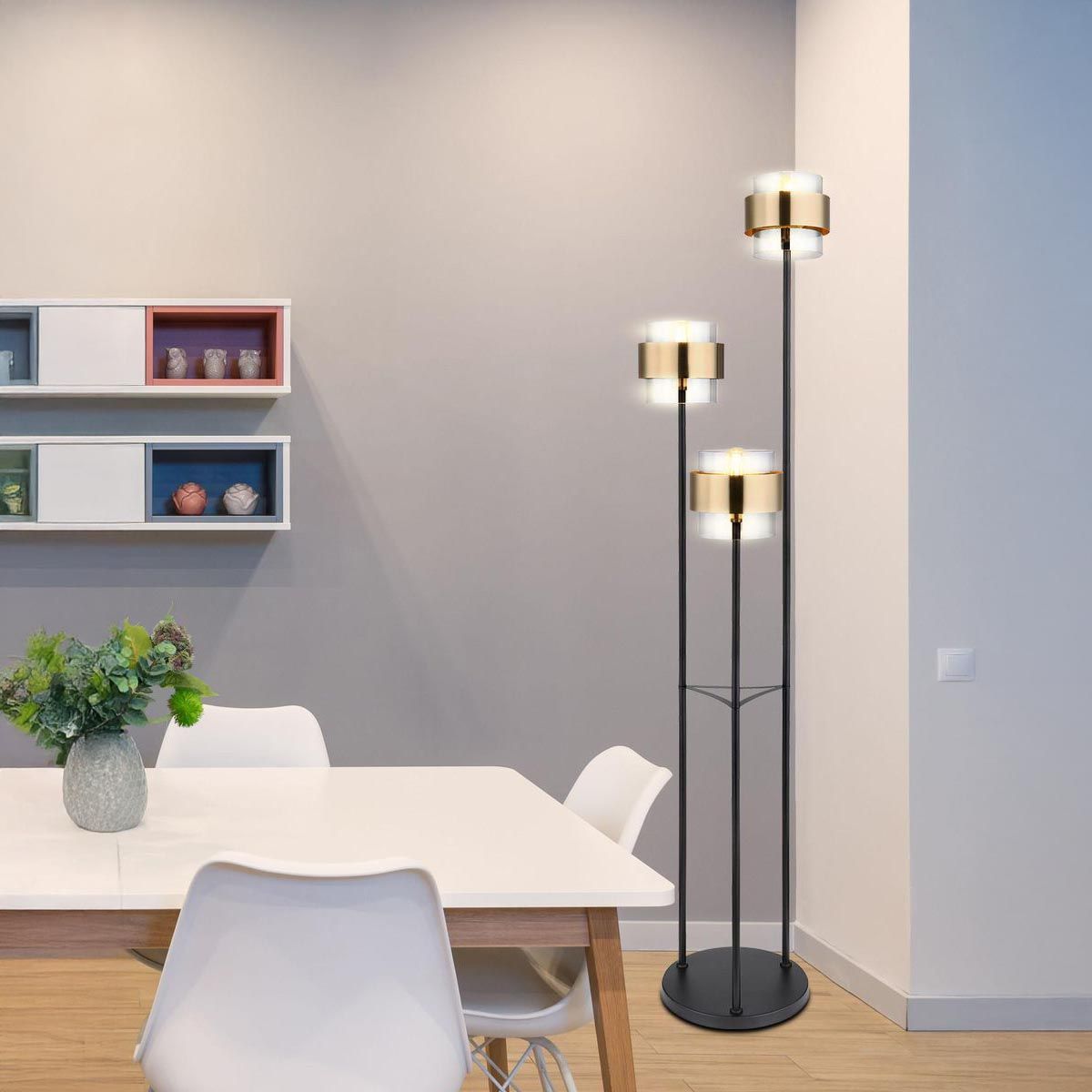 Lampade: Stehleuchte, Schwarz, 167 cm Höhe – Nuovo (secondo la descrizione) da Kreuzlingen venduto da Smart-Light 1