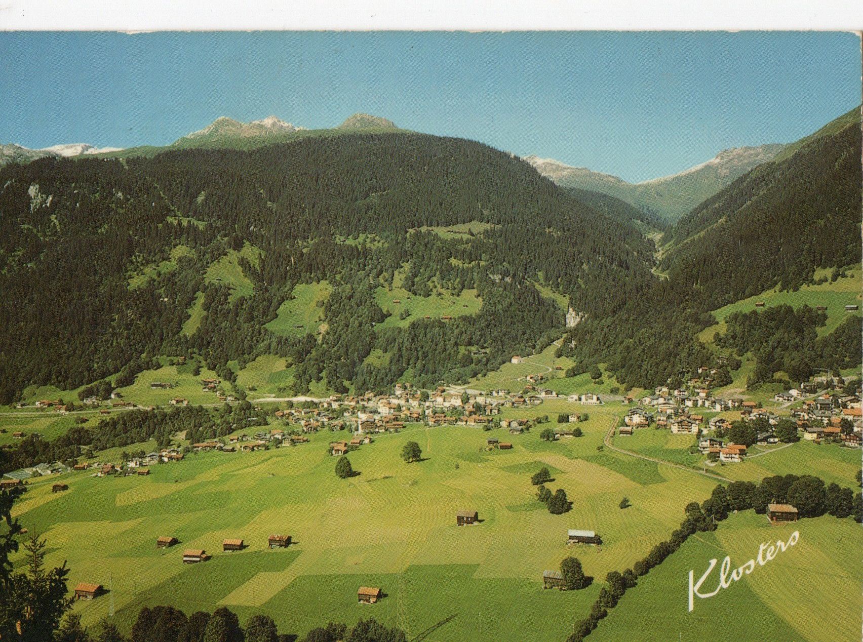 Ansichtskarten: Klosters-Dorf – Gebraucht aus Melano von pisonsdro