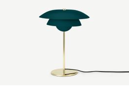 BRUNSWICK TISCHLAMPE, PFAUENGRUEN UND MESSING