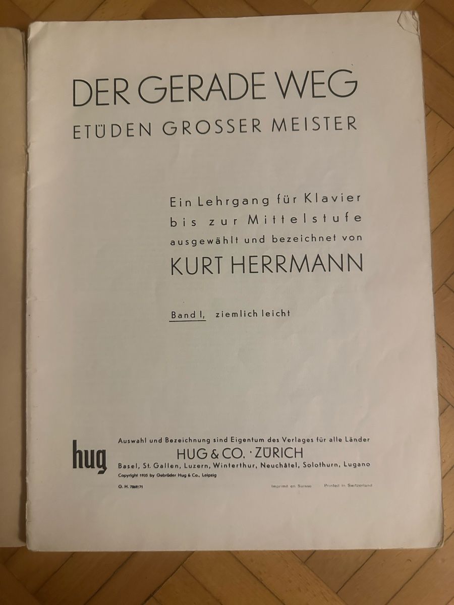 Libri: Etuden -  DER GERADE WEG  – Usato da Urdorf venduto da robobespannung 1