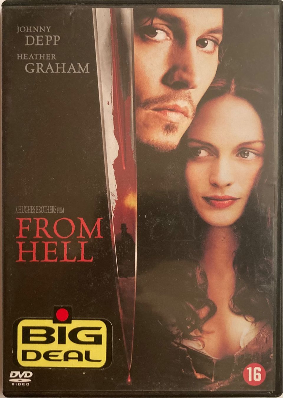 Tutti i DVDs: JOHNNY DEEP / HEATHER GRAHAM - FROM HELL – Usato da Poliez-Pittet venduto da Newtown-Records