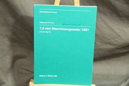 7.5mm Maschinengewehr 1951, Reglement