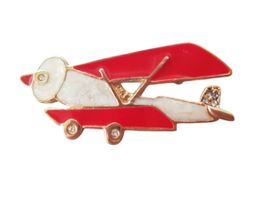 Brosche Flugzeug