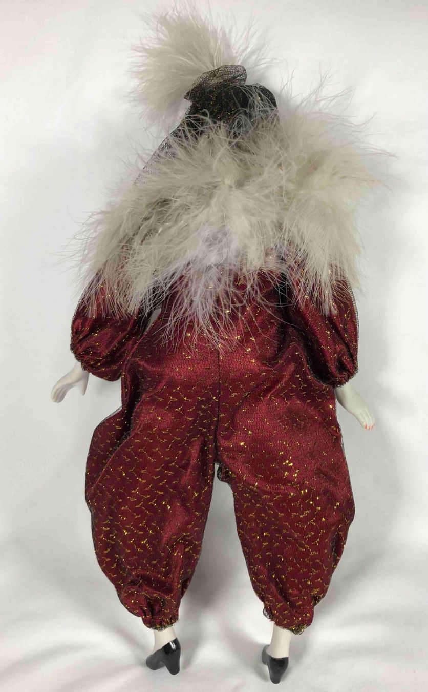 Bambole: Porzellanpuppe Harlekin – Usato da Balzers venduto da Anna101 3