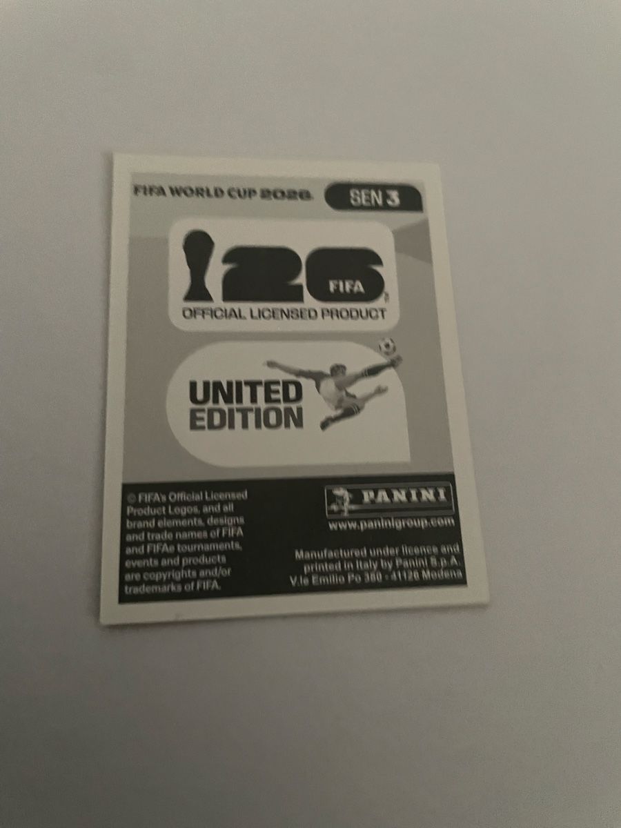 Panini Carte collezionabili: FIFA WM 2026 Vehvmann Diouf SEN 3 – Nuovo (secondo la descrizione) da Winterthur venduto da Cobraforce 1