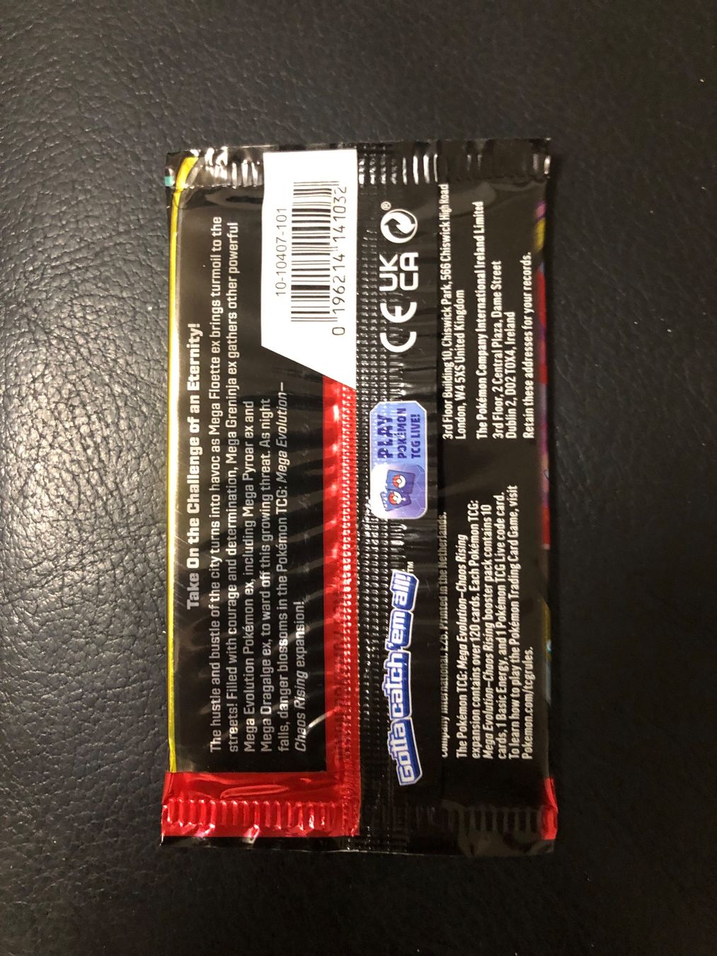 Pokémon Carte collezionabili: Chaos Rising - Booster Pack SEALED Ab 1 – Usato da Paradiso venduto da Pkmn10 1
