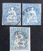 3x Strubel 23G Oblitérés
