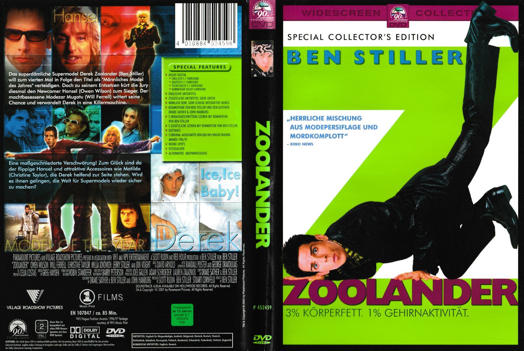 Tutti i DVDs: DVD - Zoolander – Usato da Langnau am Albis venduto da MediaRescuerKeLoX