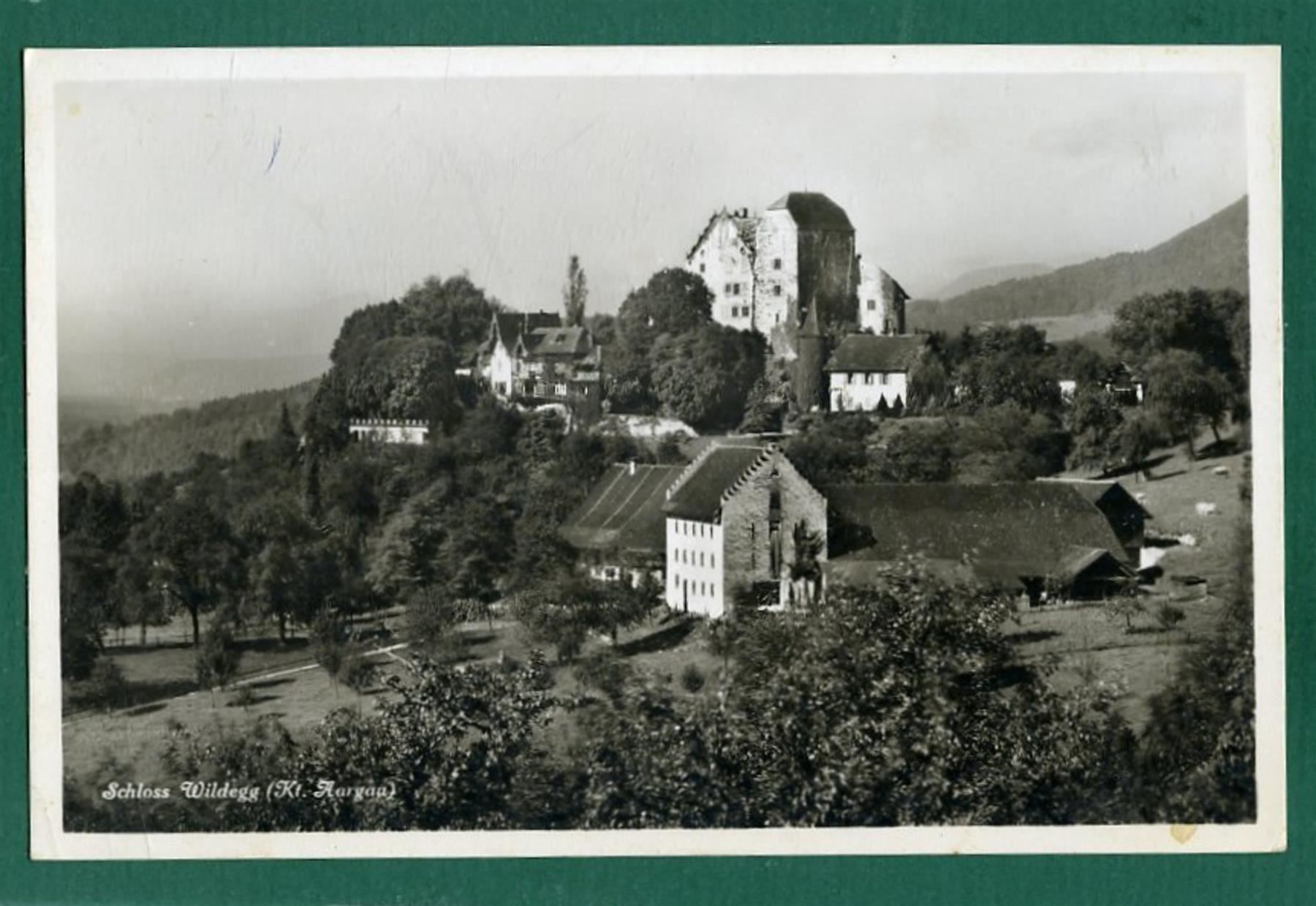 Cartoline postali: Schloss Wildegg, 1940, Feldpost gelaufen – Usato da Sargans venduto da Hausi1951