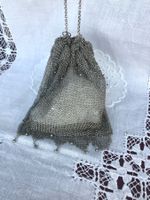 Pompadour Réticule Ridikül antik silber?