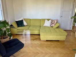 Wohnlandschaft mit Bettfunktion & Bettkasten