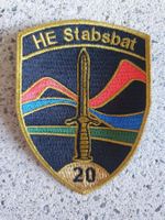 Badge HE Stabsbat 20 gold ihne klett