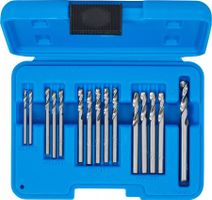 Blindnietbohrer-Satz, HSS,  2,4 - 6,4 mm, 15-tlg.