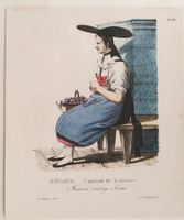 Luzern Winkel Tracht von Pingret 1825