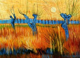 V. van Gogh Weiden bei Sonnenuntergang