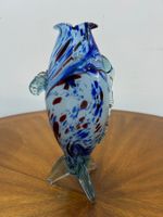 Glas-Vase Fischskulptur Murano Italien ca. aus den 60iger