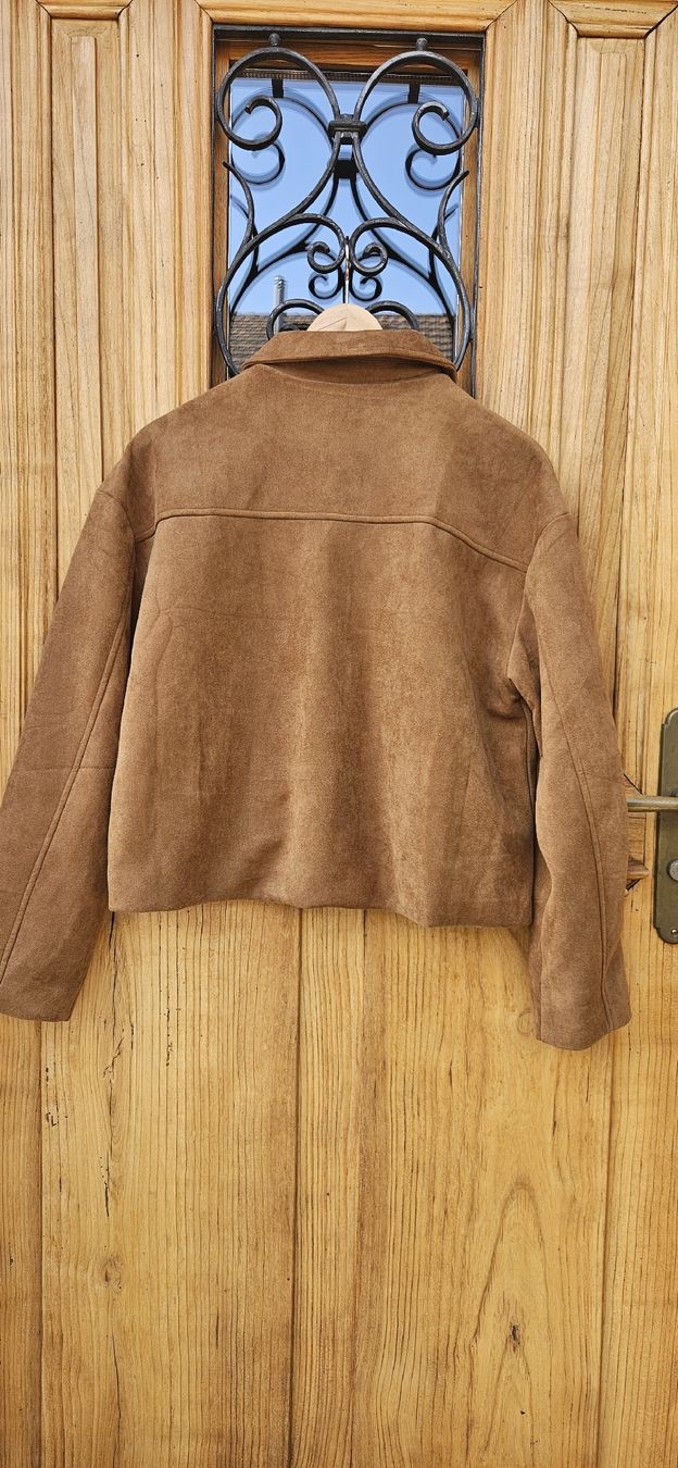 Giacche: Braune Jacke mit Wildlederoptik – Usato da Hüttlingen venduto da Thurgi85 5
